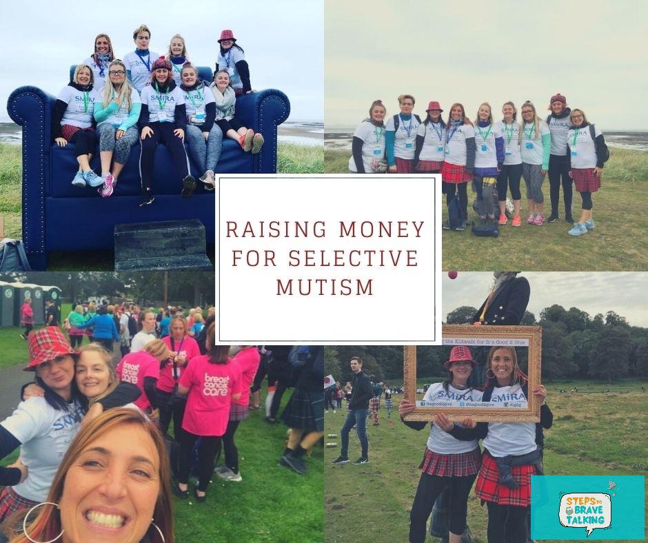 RAISING AWARENESS is one of the most important parts of what I do.

I want people to understand and know about Selective Mutism and the KILT WALK was the perfect chance to do so.

I walked with a group of amazing women, 6 amazing hours of sharing thoughts and ideas.... 

Here ...