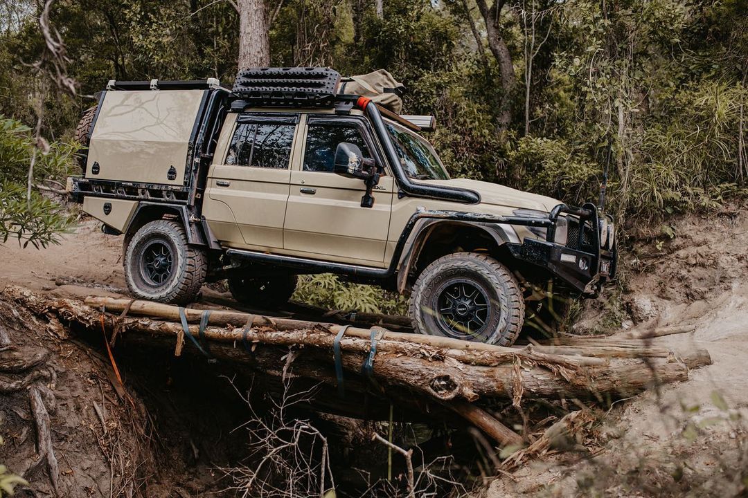TorqitEnhanced's tweet photo. There are sketchy roads, then there is this 🤯

If the road is held together with ratchet straps we might keep our 4t rigs off it 🤣 has anyone else been game to cross a bridge like this? 

#Torqit https://t.co/gOQ8LeVKnF