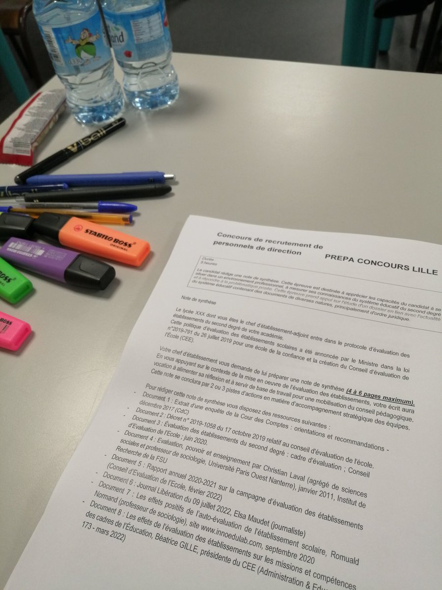 VladimirSoloch's tweet image. C&apos;est parti pour le 2e écrit blanc. #perdir2023 Sujet intéressant d&apos;actualité sur l&apos;évaluation des établissements scolaires.