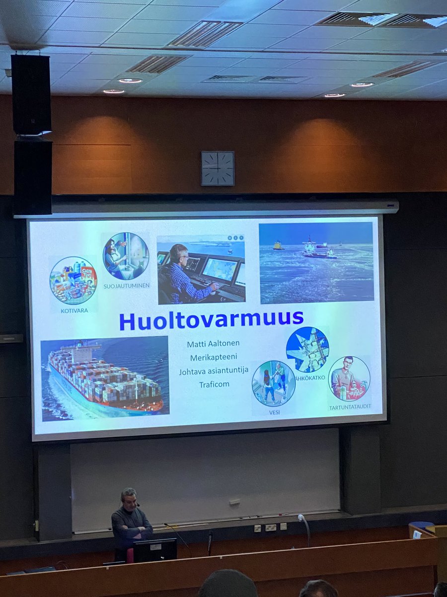 Meriliikennepäivät <a href="/xamkfi/">Xamk</a> alkamassa juuri. Ajankohtaisia ja mielenkiintoisia esityksiä luvassa koko päivän 👍🏻