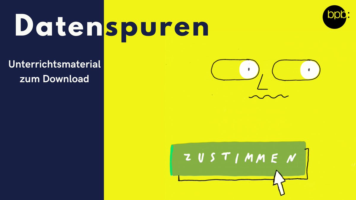 Unser neues #Unterrichtsmaterial untersucht die Vor- und Nachteile von #Daten|spuren im Netz. Dazu gehören Hintergrundtexte sowie praktische Arbeitsmaterialien. Alle Inhalte können kostenlos heruntergeladen und einfach angepasst werden: bpb.de/506291 #twlz #AtNetPol