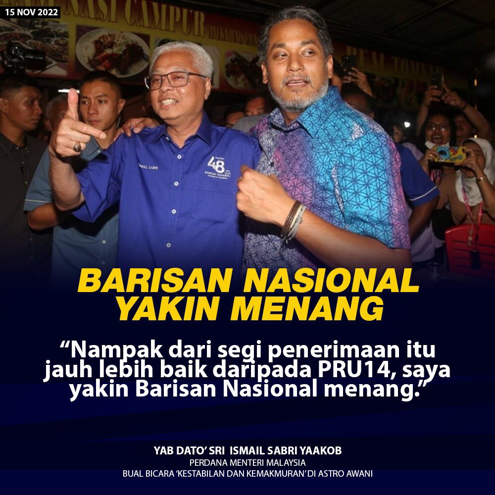 Yakin BN akan menang 💪🏻💪🏻