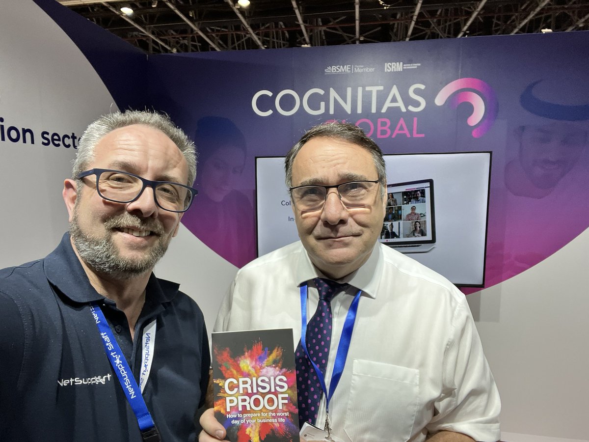 AlKingsley_Edu's tweet image. Interesting book definitely worth a read for anyone responsible for crisis management in your organisation @CognitasGlobal