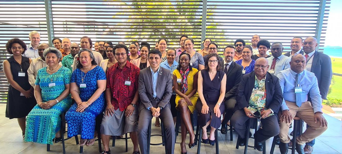 axeshane's tweet photo. While addressing senior Trade officials on the WTO Fisheries Subsidies Agreement, I couldn’t help but draw parallels to a recent movie I watched, #WakandaForever. The #Pacific may not be as rich as Wakanda, but it has something as precious as Vibranium — our #Fishstock & #Oceans https://t.co/kPZf03yl7F