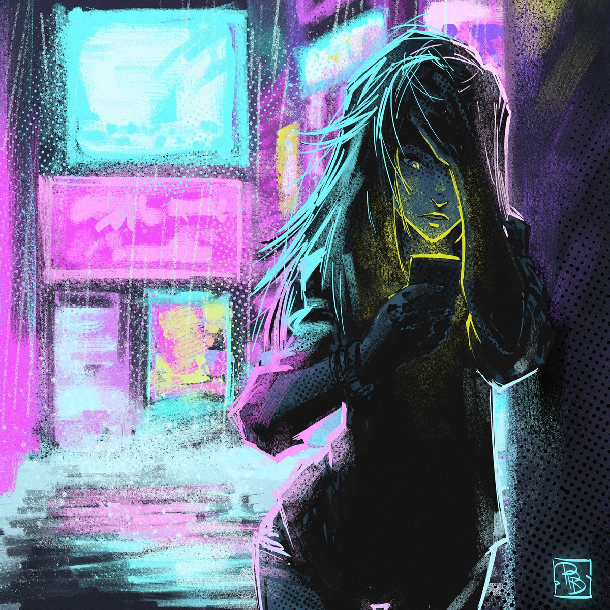 女性とネオンシティ🌃 art by arucardpl5.artstation.com
夢のある素晴らしい作品です

#女性 #女 #イラスト #美女 #美しい #ネオンシティ