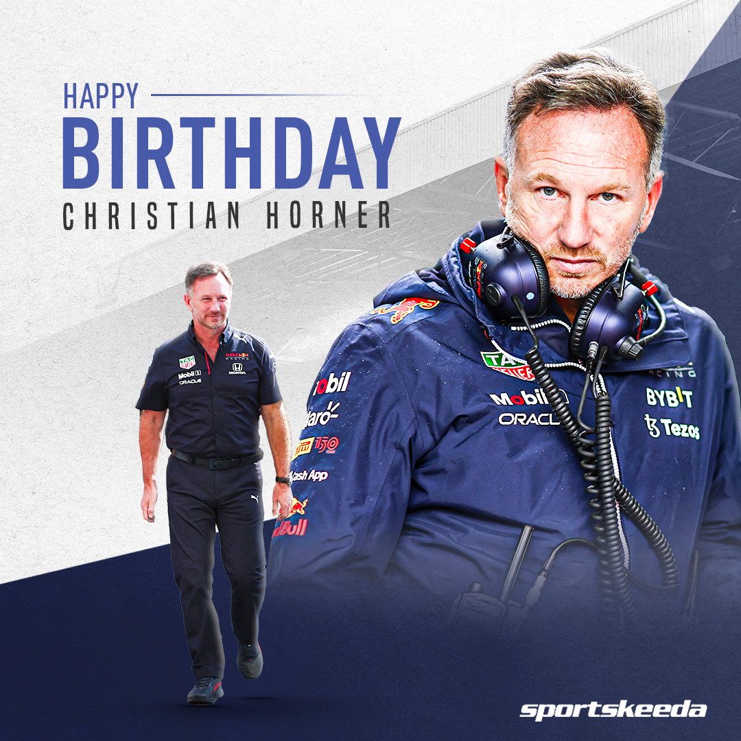 Wishing Red Bull boss Christian Horner a happy 49th birthday!    