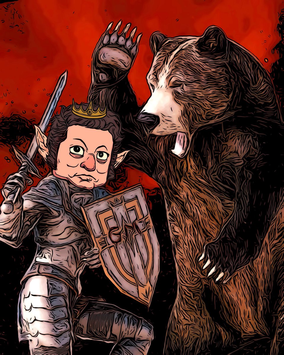 GM to all my #web3 warriors fighting this bear together! ⚔️ 🐻 Between <a href="/elonmusk/">Elon Musk</a> and <a href="/beeple/">beeple</a>, at least we are entertained. 😂🙏 
Hope you have a wonderful day! ☀️🫡