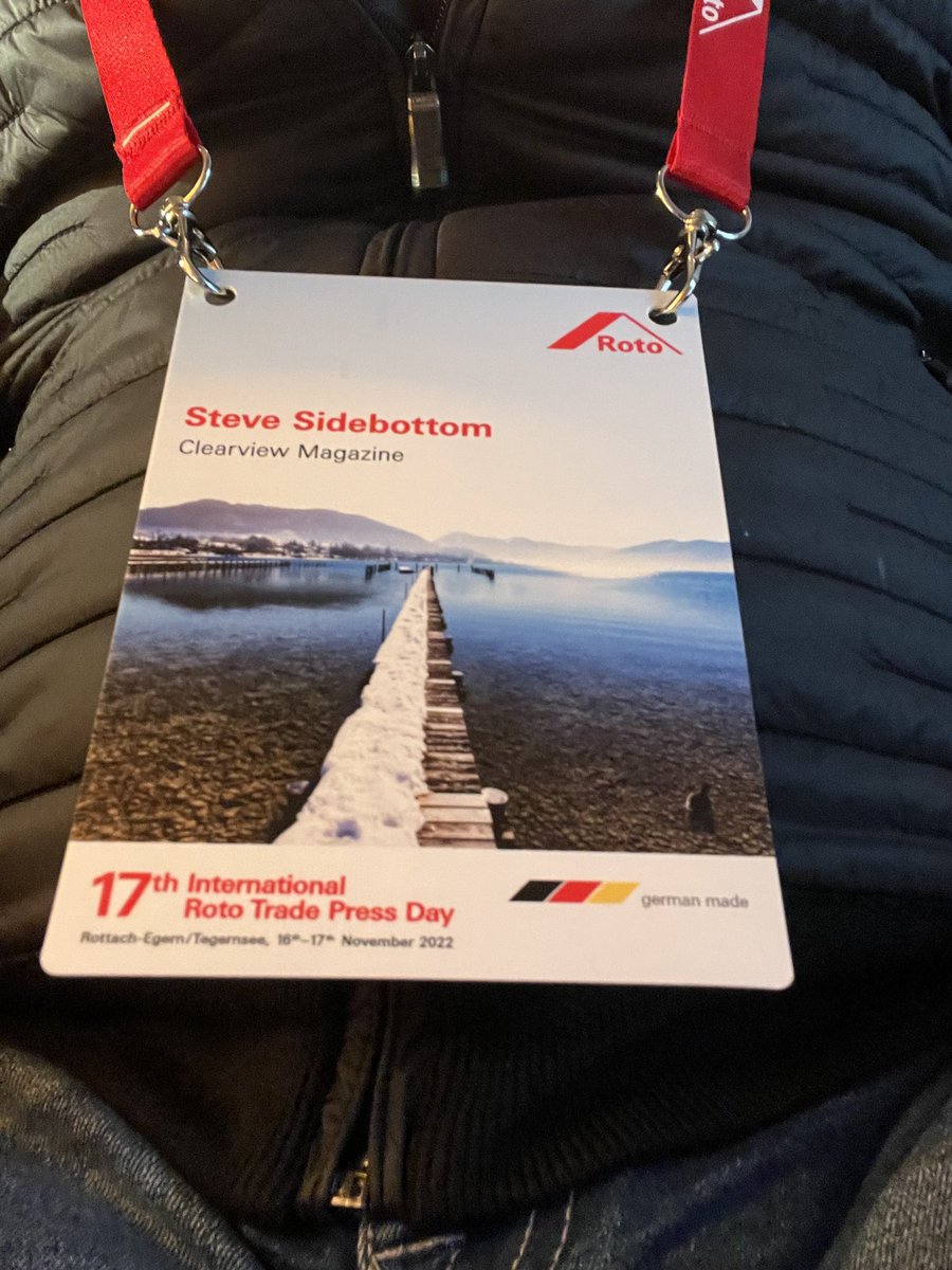 Representing ⁦<a href="/Clearviewmag/">Clearview Magazine</a>⁩ ⁦<a href="/ProInstaller1/">Pro Installer News</a>⁩ at this years ROTO International Press Event in Germany