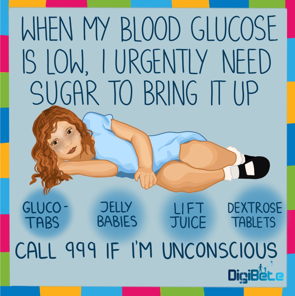 Do you know someone who has #Type1Diabetes? Would you recognise the signs and symptoms of a hypo? 

Watch our #DigiBete film on the #DigiBeteApp or on the link below to learn more about #T1D 

digibete.org/digibete-kids/…

#DiabetesAwarenessMonth #BlueNovember 💙