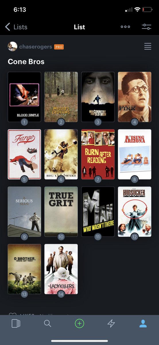 b0xw00d's tweet photo. @mike_c_sharp @jjdotbiz Yeah this rank is deceiving because they have so many bangers that you have to put a 10/10 film at like 8th place.  This is me: https://t.co/79mmIqkESH