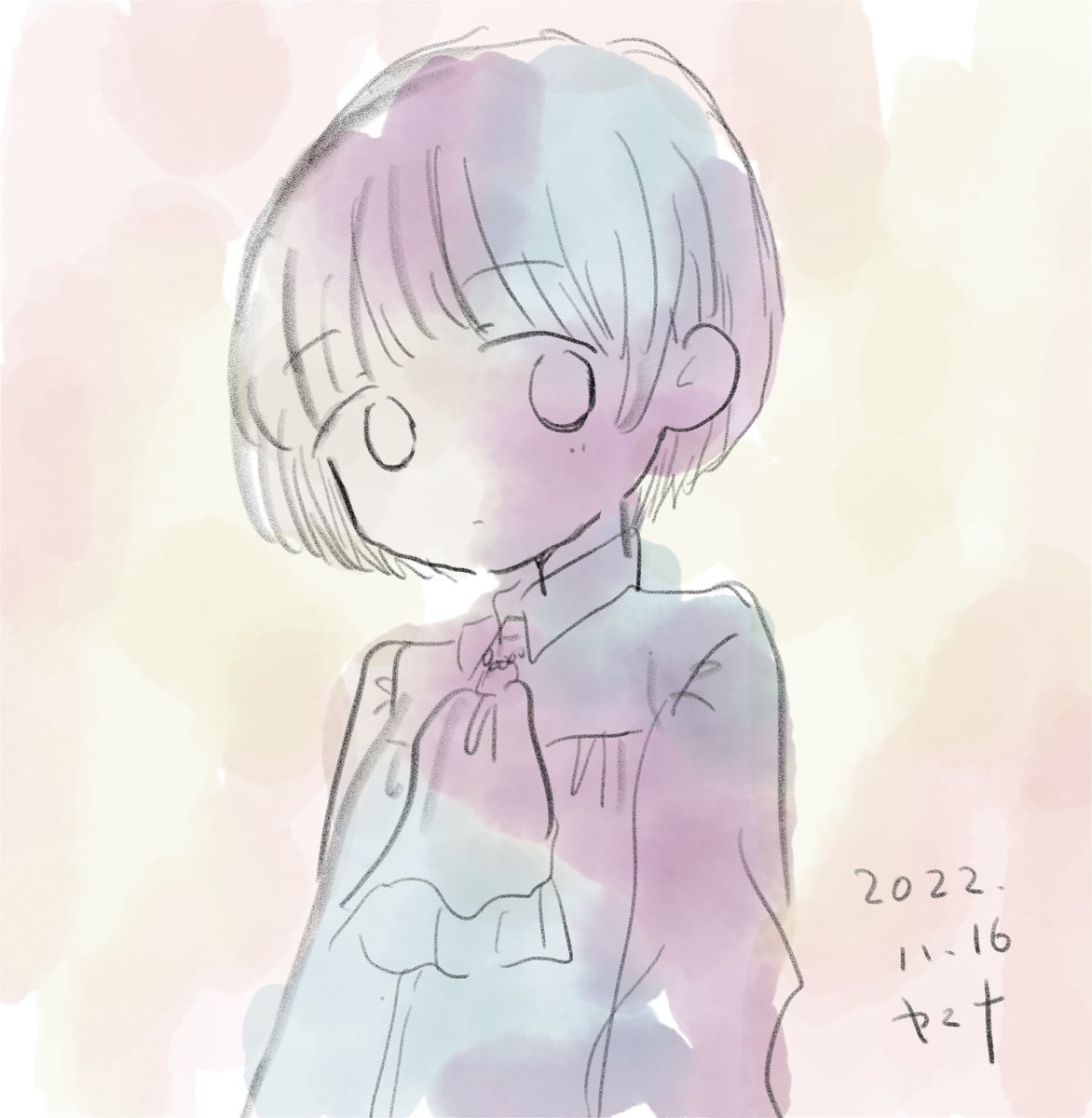 「#100日チャレンジ46日目。多分答えはどこにもなくて。」 」|山名沢湖のイラスト