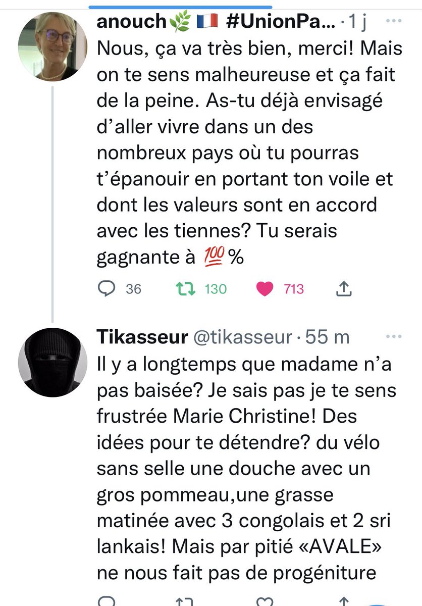 Marjo__2Pary's tweet photo. A signaler en masse ce F2P s’il vous plait !! 🙏 @tikasseur 
Regardez cette façon ignoble de répondre à @anouchpp  qui elle s’exprime toujours avec le plus grand respect !!! https://t.co/tNFP8CJNgj