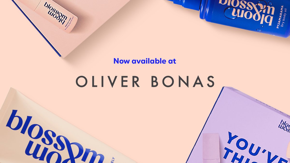 Big news, we're now available in-store and online at <a href="/OliverBonas/">Oliver Bonas</a> 🎉