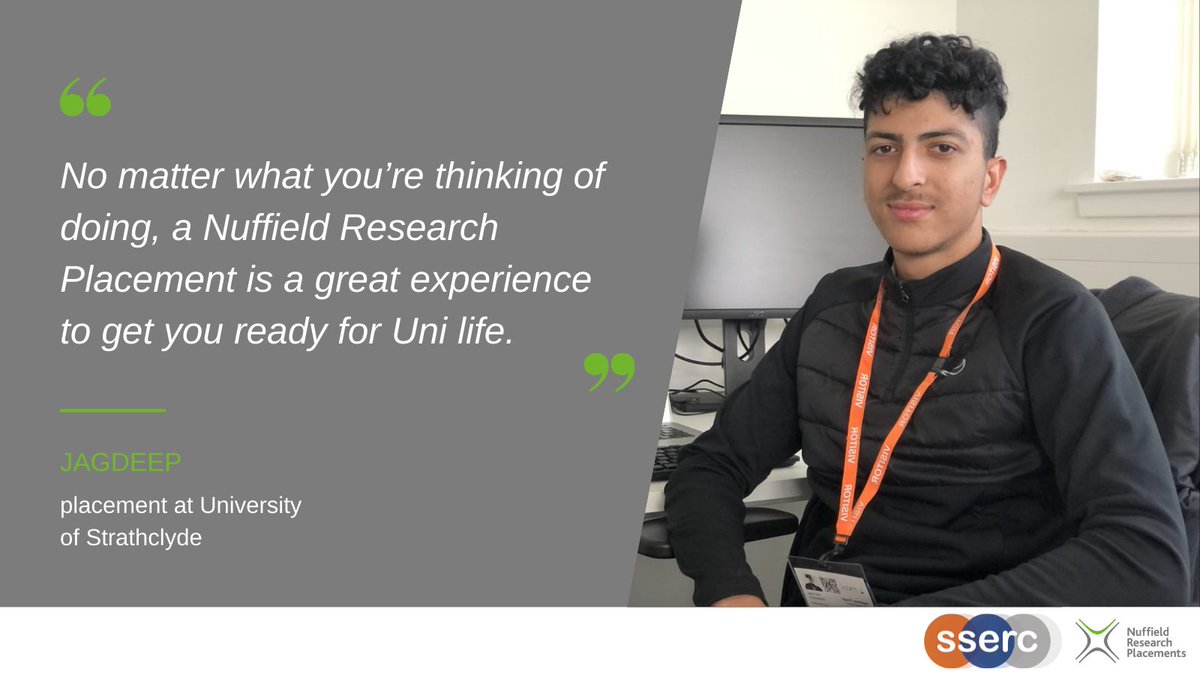 In S5 and looking for an amazing summer STEM placement?

Join us on 29th Nov at 4.30pm to find out more about the Nuffield Research Placements Programme.

Sign up here: bit.ly/3To92FJ