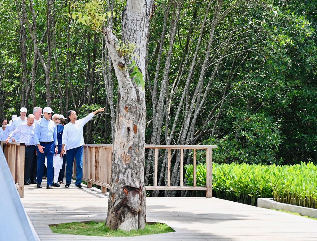 kemenhut_ri's tweet photo. Mangrove Indonesia Untuk Dunia. 
Bangkit Lebih Kuat, Pulih Lebih Cepat. Salam Lestari. 

#G20Indonesia
#G20Updates
#GotongRoyong20
#KLHK
#G20Indonesia
#KTTG20
#G20
#MangroveIndonesiaUntukDunia https://t.co/u7I6evTnzI