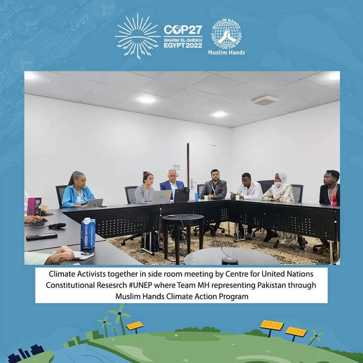 sajjadthatsit's tweet photo. Taking Global Governance to the Next Level
Climate Activists together in side room meeting by Centre for United Nations Constitutional Resesrch #UNEP where Team MH representing Pakistan 🇵🇰 through MH Climate Action Program
#cop27egypt #TogetherForImplementation #mhclimateactions https://t.co/Yn811DZJ2Y