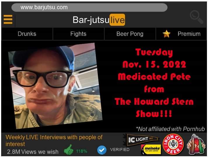 BarJutsu's tweet image. How do we get @elonmusk to be interviewed on Bar-jutsu LIVE?