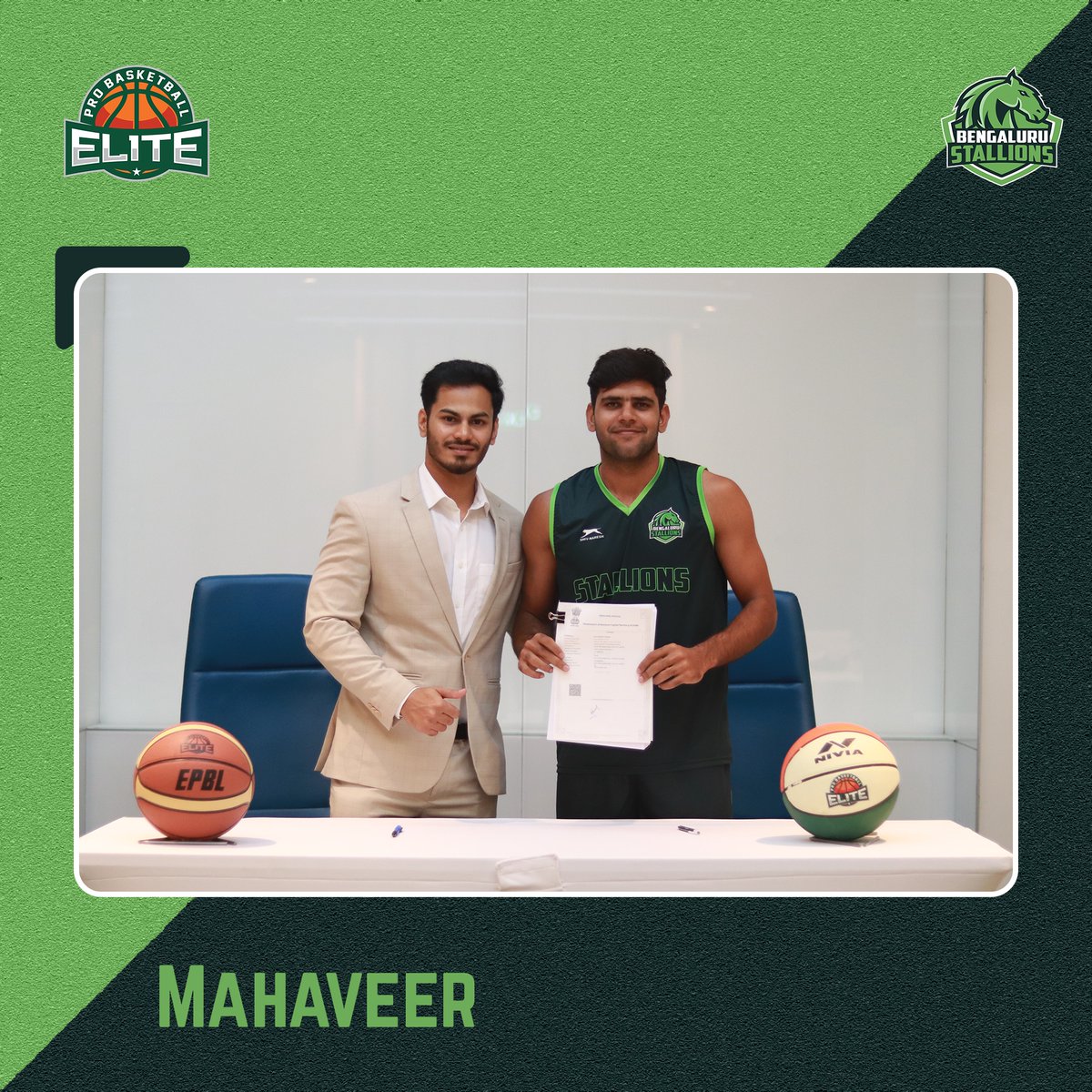 epblindia's tweet photo. His name has it all! Veer putra - Mahaveer is here in Bengaluru. π€β
.
.
.
.
.
.
.
.
.
#basketball #basketballindia #elite #pro #bengaluru #stallions #draftee #teamplayer #newseason #champions #newleague #ipl #basketballleagueindia #bengalurustallions
#eliteprobasketball https://t.co/80mIBzGggZ