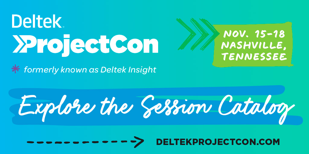 #DeltekProjectCon is going on right now. Come join our partner Ed Muldrow as he speaks at the Iuvo session:

CPSPON-02 Strategies for setting up Projects and Time Collection

TODAY
10:20 AM - 11:10 AM CST

bit.ly/3UyOFqI

#Deltek #Costpoint #GovCon #Accounting