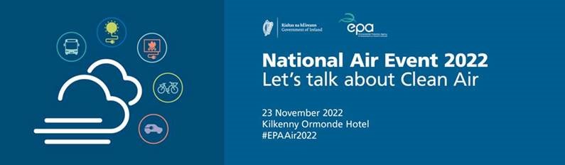 The full line-up of speakers has been announced for our 2022 National Air Event! ‘Let's talk about Clean Air’ takes place next Wednesday, 23rd Nov and online. There are still some spaces available. More info and line-up info here: tinyurl.com/4epw6yab #cleanair #EPAAir2022