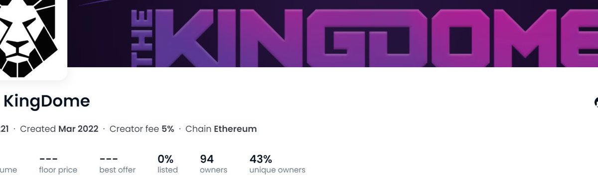 Thanks for the support!!! Super clean too!!! It also officially brought our OG listings down to 0 on OS!!! Diamond hands for sure in this community!!!