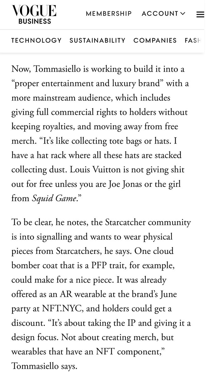 for those who don’t subscribe - see below!