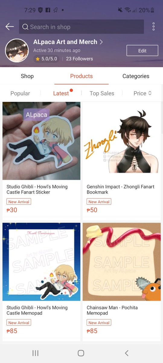 mirkutea's tweet photo. 🔥NEW PRODUCTS ADDED🔥
Buy Acrylic keychain,free doodle
If 500and up total,may freebie din
Shares are appreciated
If ALBAY location,pls PM me first before ordering.(para same day delivery)
https://t.co/jRymnZmRb9
#artph #genshintwt #genshinimpact #chainsawman #chenso #mp100 https://t.co/upsr5ppgjs