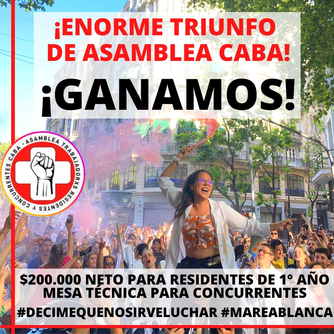 Hoy volvemos con toda la alegría, con un triunfo que sirve de puntapié y catapulta a continuar esta lucha 🔥