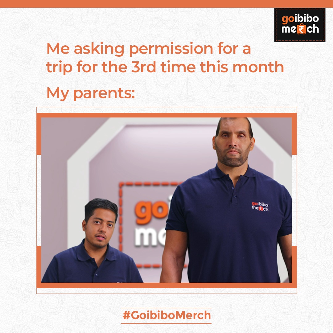 goibibo's tweet photo. We all know that look on our parents face π₯
#Goibibo #GoibiboMerch #Trips #RidiculouslyPractical https://t.co/qboB4aCZ6w