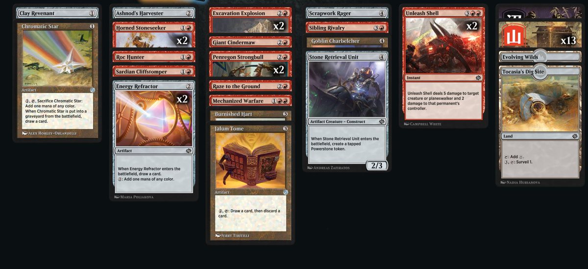 I have no idea what to play today so I will be drafting Brothers War on <a href="/MTG_Arena/">MTG Arena</a> this morning while we wait patiently for VH 1.18 to come out! 

I drafted this beauty last night let's see how it goes! 

twitch.tv/deadpine