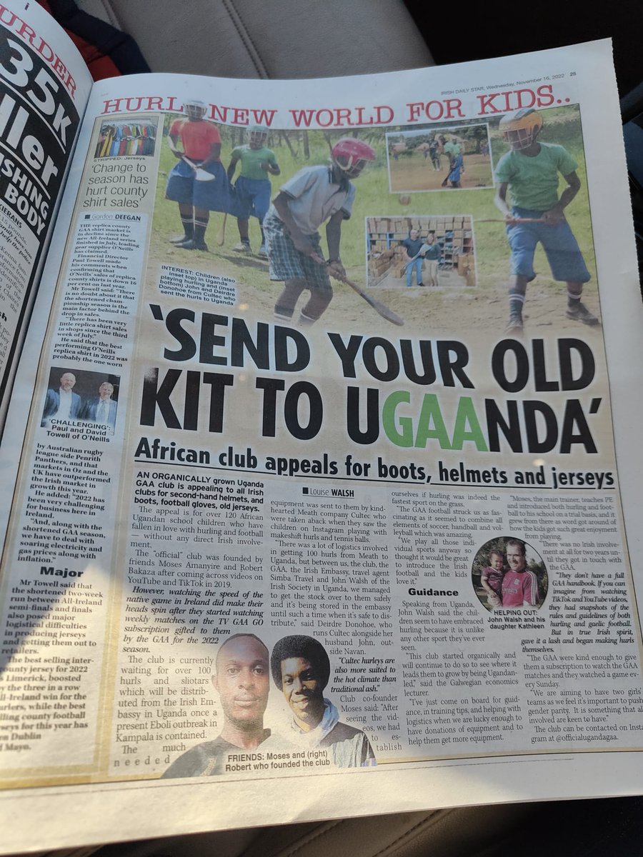 Make sure to grab yourself a copy of <a href="/irishdailystar/">irishdailystar</a> and our beautiful story 🇺🇬