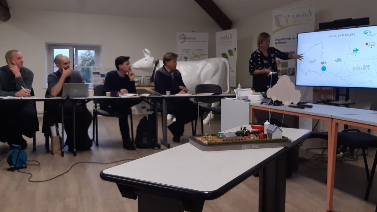 IntiaSa's tweet photo. Los responsables de Experimentación y Proyectos & I+D de #INTIA, Luis Orcaray y Damiana Maiz, visitan el modelo francés #DigiFermes para mejorar nuestro acompañamiento al sector en la #digitalización
Con ellos, Delia Sola de Proyectos Estratégicos #S4
🔗https://t.co/eq1oiqKEP2 https://t.co/6Um0mQz36J
