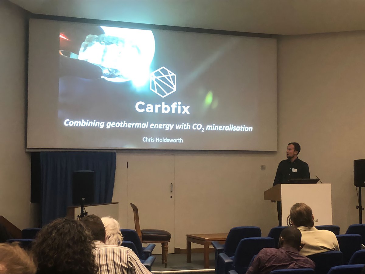 cm_holdsworth's tweet photo. Back home in Edinburgh after a brilliant time at the UK Geothermal Symposium in London. It’s great to see the growth in this sector and it was a pleasure to share the @CarbFix story. Thanks to the organising team headed up by @Geology_Helen and the hosts @GeolSoc.

#UKgeothermal https://t.co/0o7OkNITJW