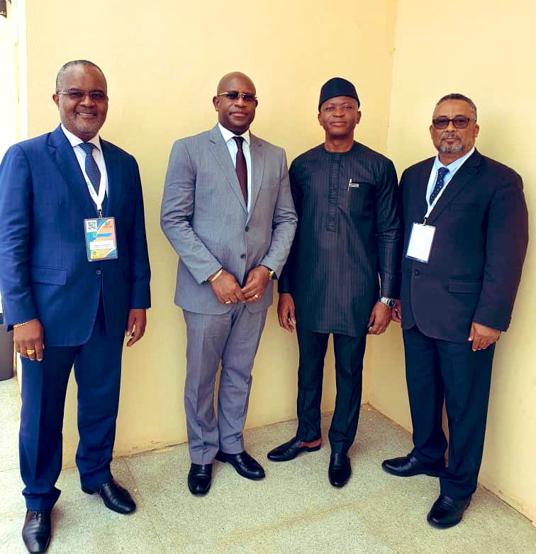PMAESA_CISEAU's tweet photo. It was an honour to meet @IAPHWorldPorts Africa Group Vice President and @GhanaPorts CEO Mr Michael Luguje, senior officials from @agpaoc_pmawca and #APANG in #luanda during the 42nd PMAWCA Council and Roundtable @PMAESAHQ https://t.co/85GqMbVRfB