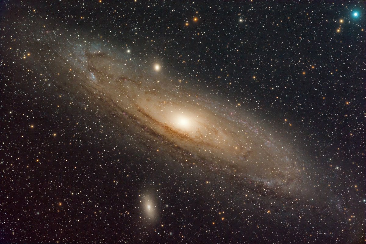 Our closest neighbour - Messier 31 - The Andromeda Galaxy. Imaged over a few evenings, data from last night added #astronomy #astrophotgraphy