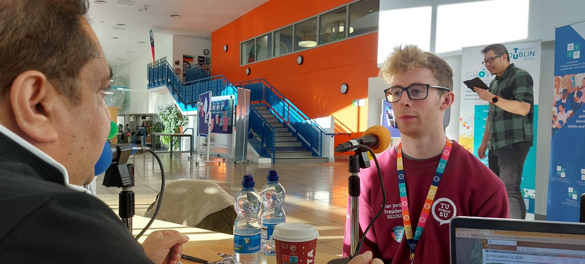 CDM_TUDublin_BN's tweet photo. We had a great time this morning hosting @925PhoenixFM who broadcast their D15 Today show live from the @TUDublin_BN  campus. Great selection of staff and students talking all things @WeAreTUDublin. Show is repeated from 6-8 this evening. Tune your radio to 92.5 FM. https://t.co/zcJLurnApo