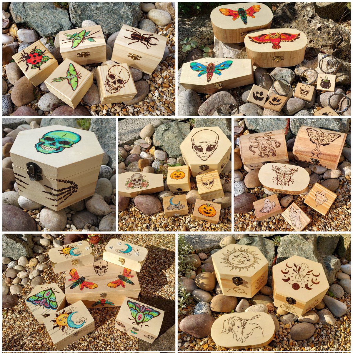 MoonshineMishap's tweet photo. Christmas is fast approaching. How about treating a loved one to a unique handmade gift? Check out my shop for one of a kind items including Christmas boxes #HandmadeHour #handmadechristmas #ebayfinds #CreationsByDLGreen #SupportSmallBusinesses #Christmas 
https://t.co/u7Akp9fvlW https://t.co/yERoW4UoFw