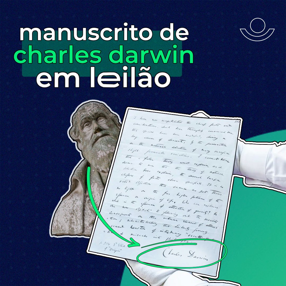 hisaleiloes's tweet photo. O raro manuscrito de Charles Darwin, que foi confundido com uma folha de rascunho da terceira edição de A Origem das Espécies, será leiloado entre R$ 3,2 milhões e 4,3 milhões.
Nos acompanhe para mais. 📜📖
 
#hisaleiloes #leiloes #circulando #Curiosidades https://t.co/MyOF7zOLSp