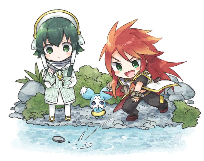 ルークとイオン様、道中の暇な時一緒に遊んでてほしい 