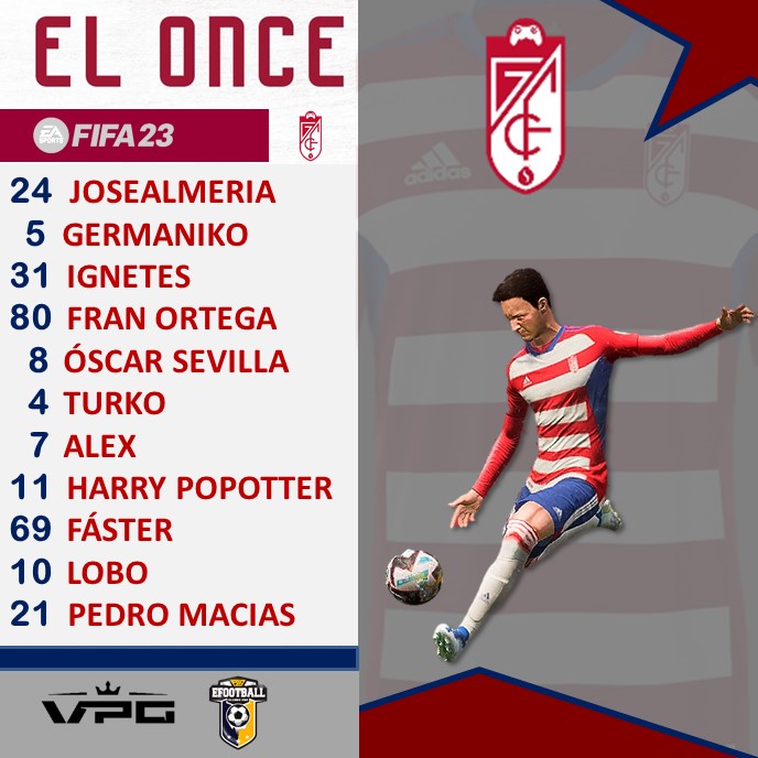 🔴⚪️ #Matchday 
#EternaLucha

🆚 @DogminationFIFA
⌛️ 22:40
🏆 @PLGeFootBall 

🆚️ <a href="/GamingOxygen/">Oxygen Gaming</a>
⏳️ 23:00
🎖 <a href="/VPG_Spain/">Virtual Pro Gaming España</a> 

#𝙂𝙧𝙖𝙣𝙖𝙙𝙖𝘾𝙁𝙀𝙨𝙥𝙤𝙧𝙩𝙨 🇦🇹