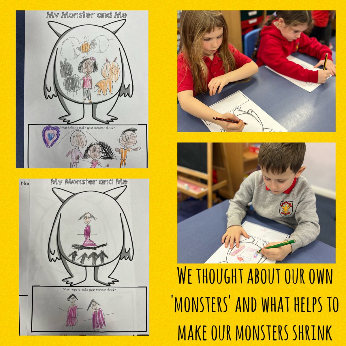 MidCalder_PS's tweet image. Primary 2 love books! We read My Monster and Me by @nadiya_official and we explored the message behind the story by sharing our own worries and talking about ways to make them smaller 📚💖

@BookWeekScot #BookWeekScotland @wl_literacy @WlhwbChamps #MCPSP2