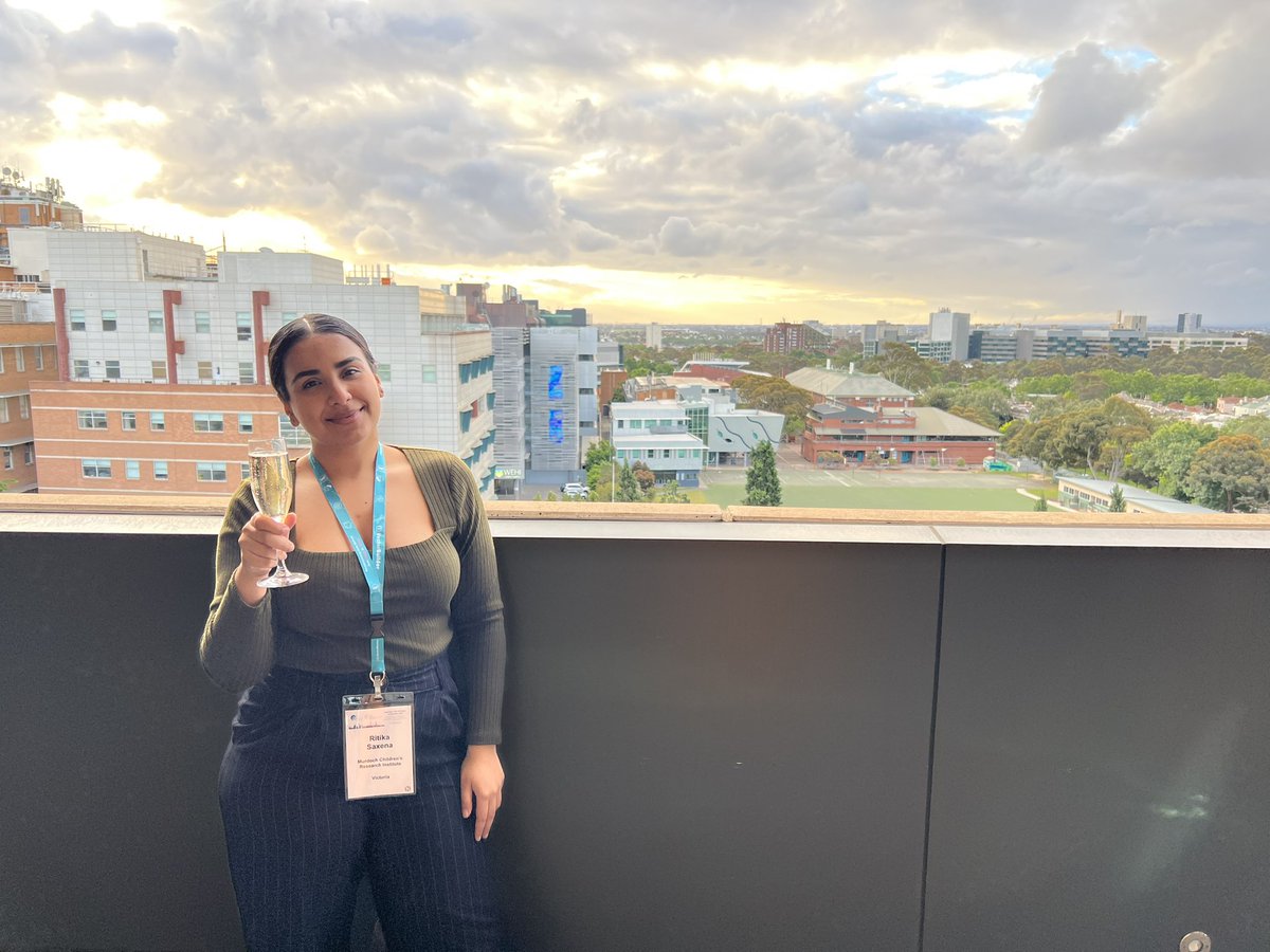 Ritika Saxena 🩸(I like RUNX1) (@ritikasxn) on Twitter photo Great way to end day 1 of <a href="/the_ASSCR/">Australasian Society for Stem Cell Research</a> and <a href="/theAGCTS/">The Australasian Gene and Cell Therapy Society</a> with fellow ECRs overlooking a beautiful Melbourne sunset from <a href="/TheFlorey/">The Florey</a>. Looking forward to day 2 tomorrow! Great way to end day 1 of <a href="/the_ASSCR/">Australasian Society for Stem Cell Research</a> and <a href="/theAGCTS/">The Australasian Gene and Cell Therapy Society</a> with fellow ECRs overlooking a beautiful Melbourne sunset from <a href="/TheFlorey/">The Florey</a>. Looking forward to day 2 tomorrow!