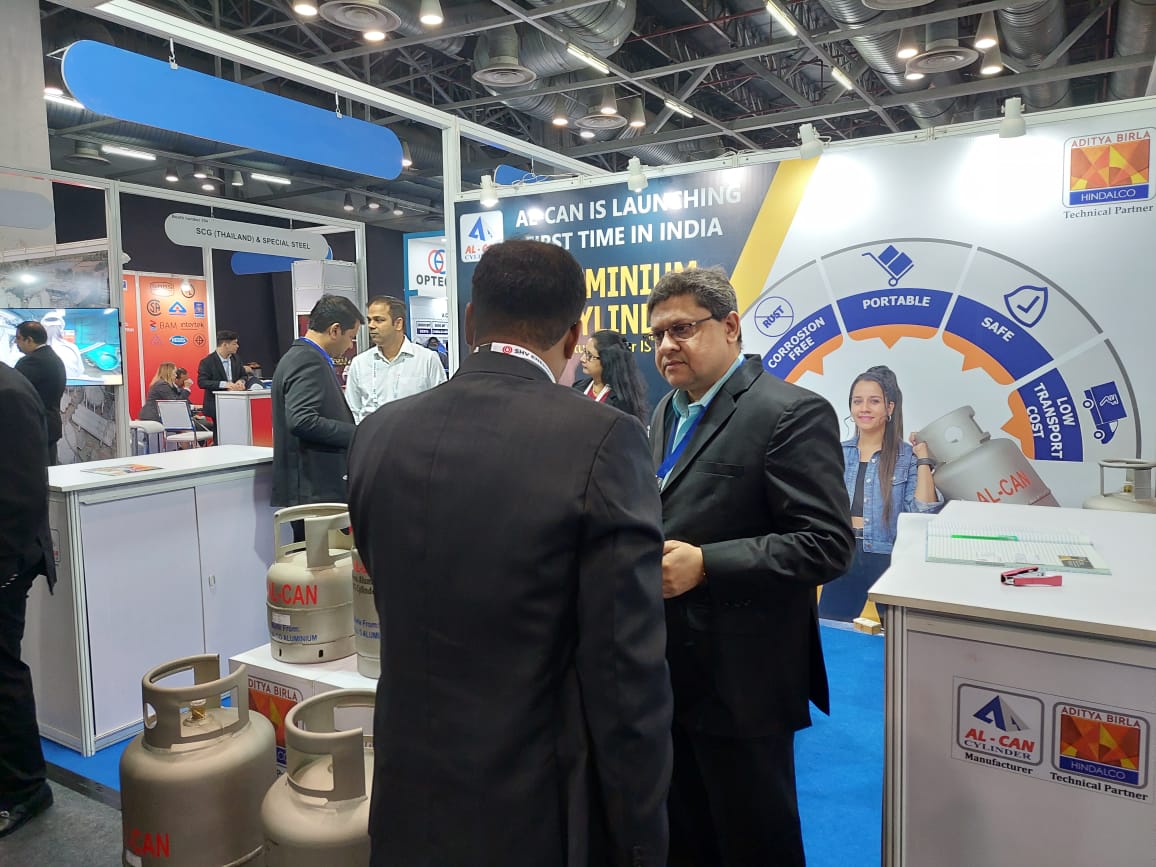 alcancylinders's tweet photo. A good kick start of the LPG Week Exhibition!
Wrapping up the first day with some shots of our booth and products, we’re looking forward to the second day!

Visit AL-CAN CYLINDERs Booth No. 159 &amp;160, and do not miss out an amazing experience.

Location: India Expo Center https://t.co/OfYnCNi2M0