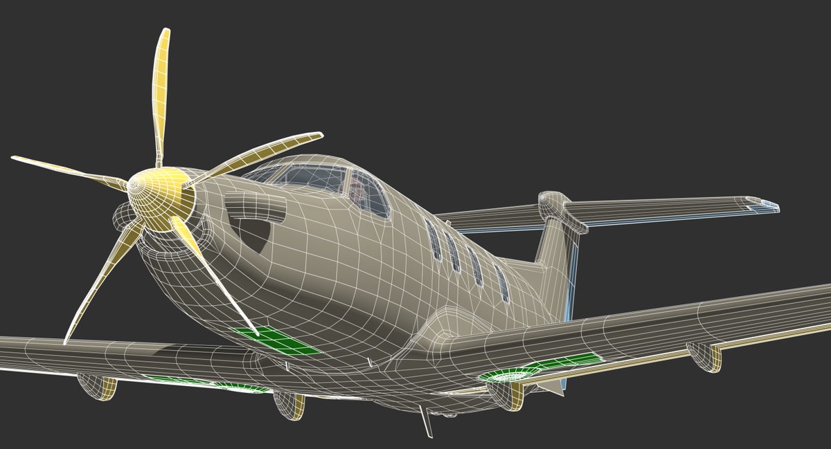 egpjet3d's tweet photo. Nuevo modelo #3d terminado #pilatuspc12 de #soundsair #NewZealand Hecho en #blender3d #b3d Enlace, https://t.co/3FjcFkIMbx https://t.co/fdRqORIyxC