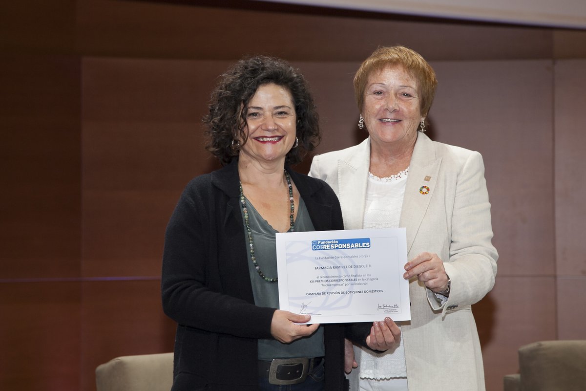 Felicidades de nuevo a <a href="/Fcia_Ramirez/">Fcia Ramírez d Diego</a> por vuestro merecido reconocimiento en los #XIIIPremiosCorresponsables. ¡Gracias!

👉🏻 bit.ly/3tAElCO
