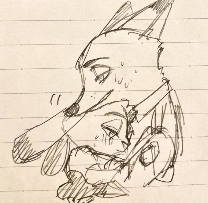 再会のハグした後お互いにドキドキしちゃう🐰🦊 