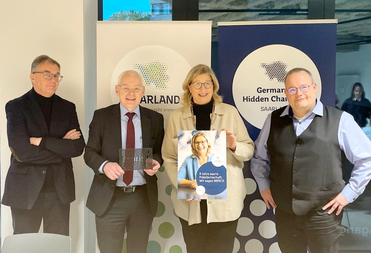 Wirtschaftsminister Barke ist neuer Präsident von saaris e.V. Alle Infos hier: saaris.de/wirtschaftsmin… 
#saarland #saaris #wirtschaftsförderung #transformation #kmu #zukunft #strukturwandel