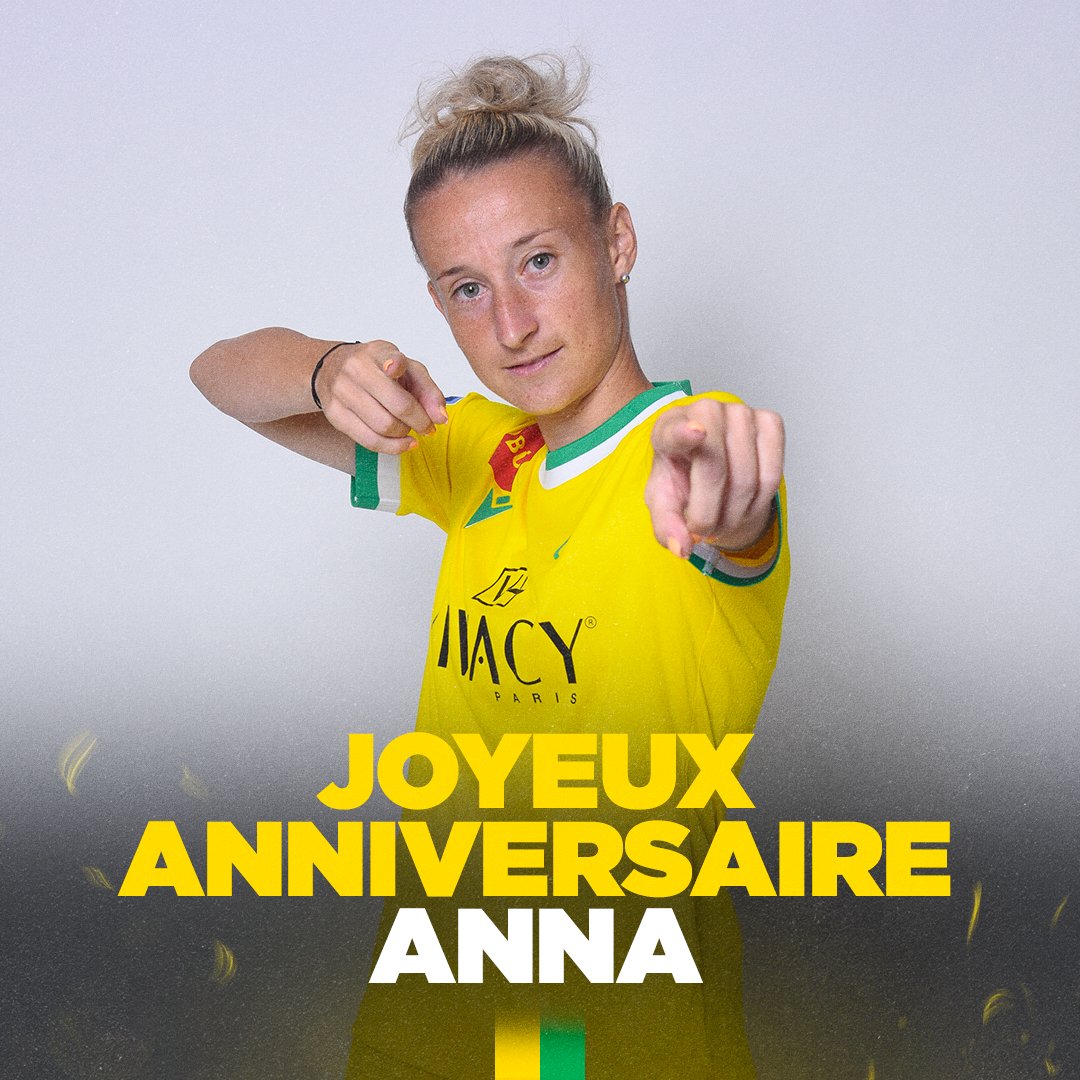 FCN_Feminines's tweet photo. Joyeux anniversaire @annabanuta ! 🎈

𝟯𝟭 𝗮𝗻𝘀 aujourd'hui 🎂

Un petit mot pour Anna 💬 https://t.co/brZNOyjNkz