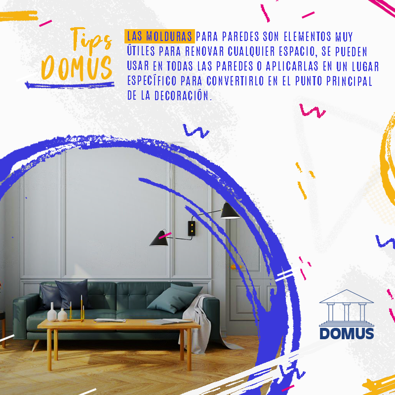 inmodomus's tweet photo. 🔵Las #molduras para paredes son elementos muy útiles para #renovar 👷cualquier espacio 🏠. Es un elemento fácil de usar y un #truco increíble para rejuvenecer cualquier #habitación 😉.

#InmobiliariaDOMUS #TipsDOMUS #Mérida #España #decoraciónhogar #decoración https://t.co/TzXHKkjgih