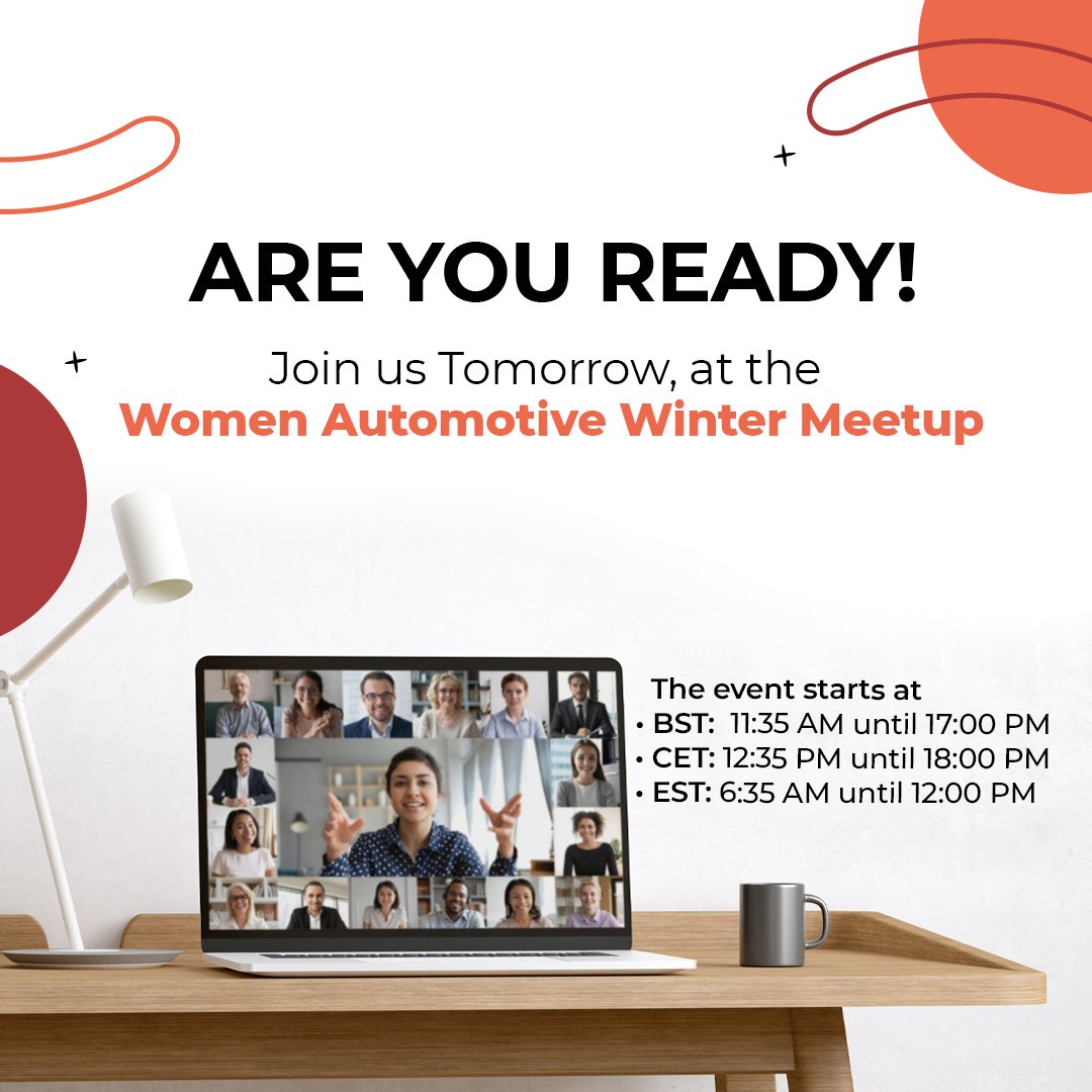 WomenAutoNetwrk's tweet photo. The long advertised meetup holds in less than 24 hours.
Are you ready?
#WomenAutoNetwork #WinterMeetup #drivechange #industryinsights #automotiveleaders #diversityandinclusion #automotive #diversitydrivesinnovation #bettertogether https://t.co/4eu5NQIdN4